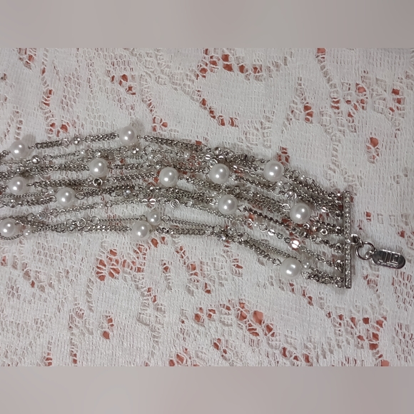 JLO Silver Multi Strand Bracelet - Picture 3 of 7